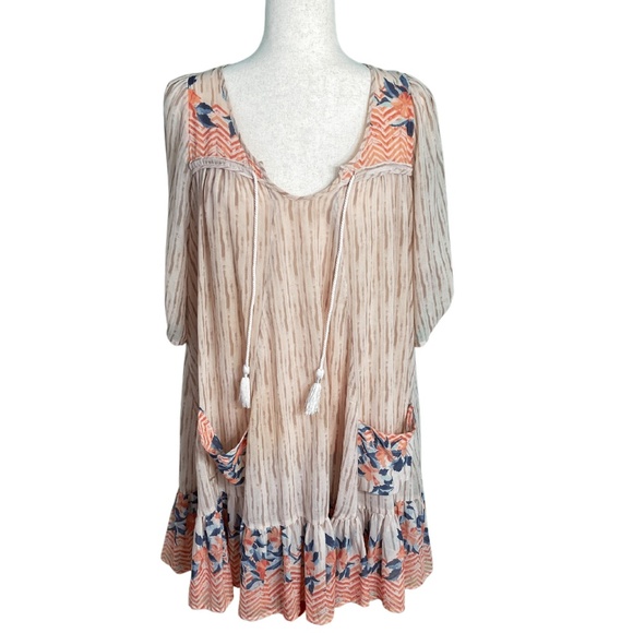 Free People Peach Dress or Beach Coverup – M/L - Picture 1 of 4